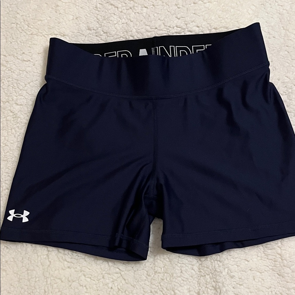 Under Armour Women's Dark Blue Athletic Shorts